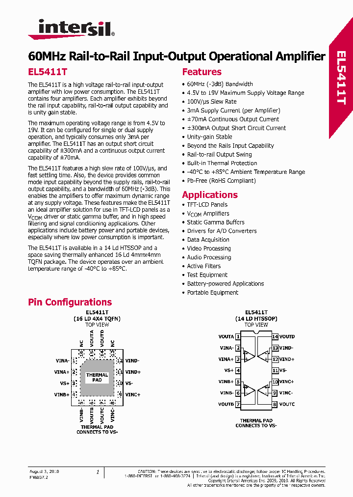 EL5411TIREZ-T7_6803979.PDF Datasheet