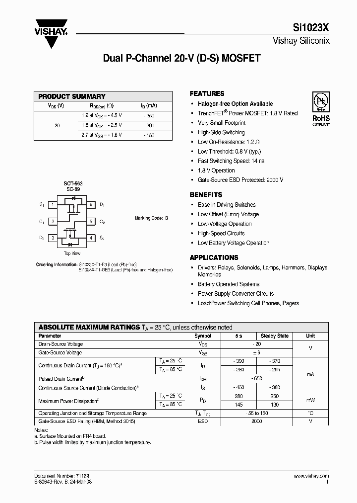 SI1023X-T1-E3_6811310.PDF Datasheet