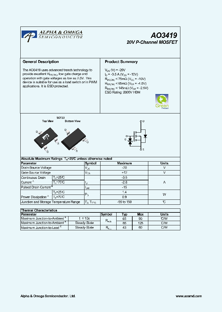 AO3419_6824065.PDF Datasheet