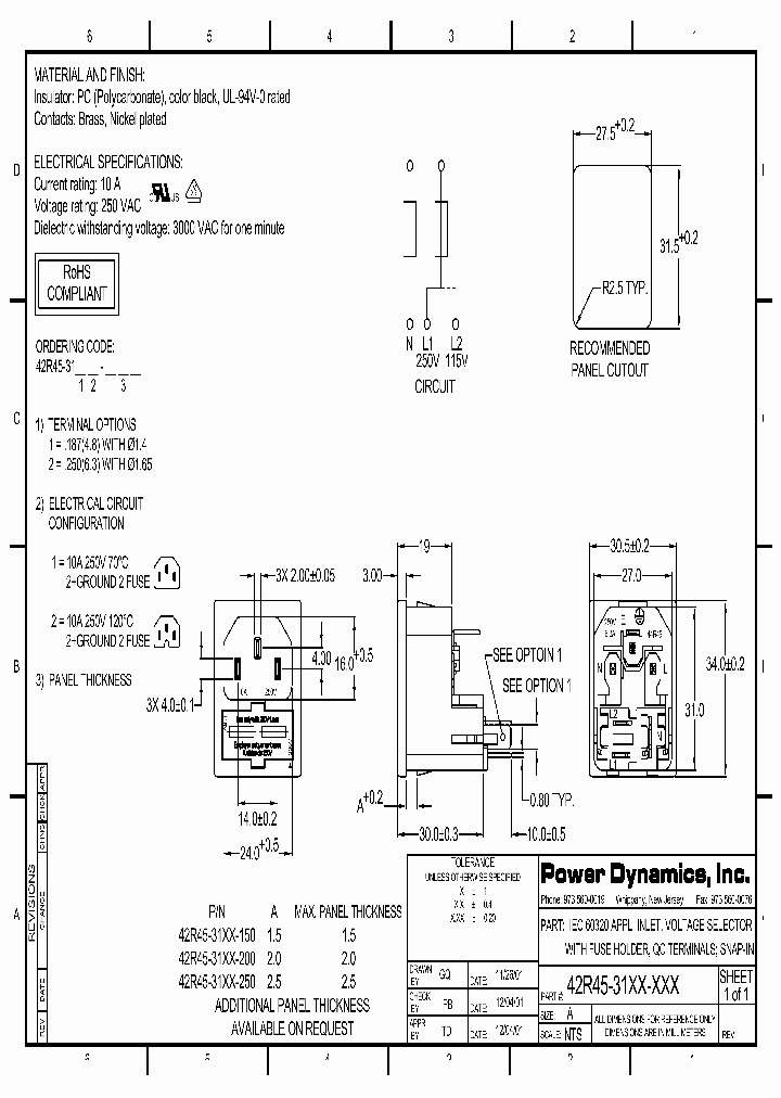 42R45-3111-150_6830640.PDF Datasheet