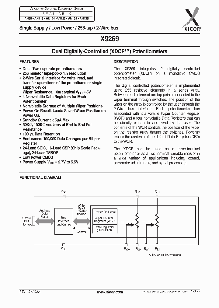 X9269TV24I_6841206.PDF Datasheet