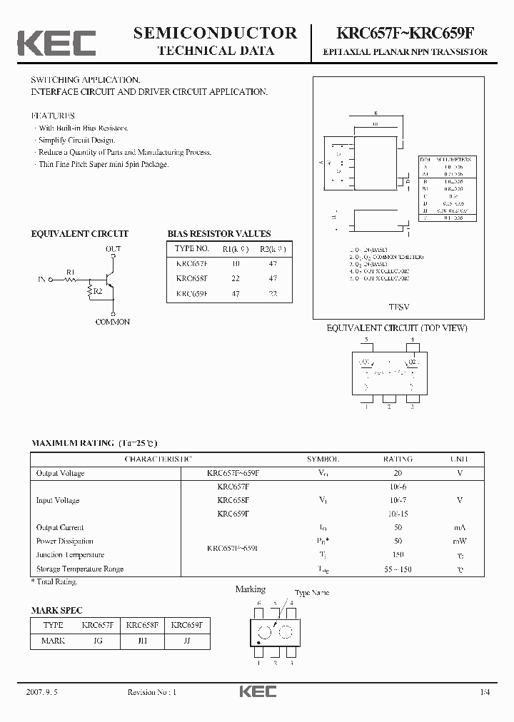 KRC657F_6841455.PDF Datasheet