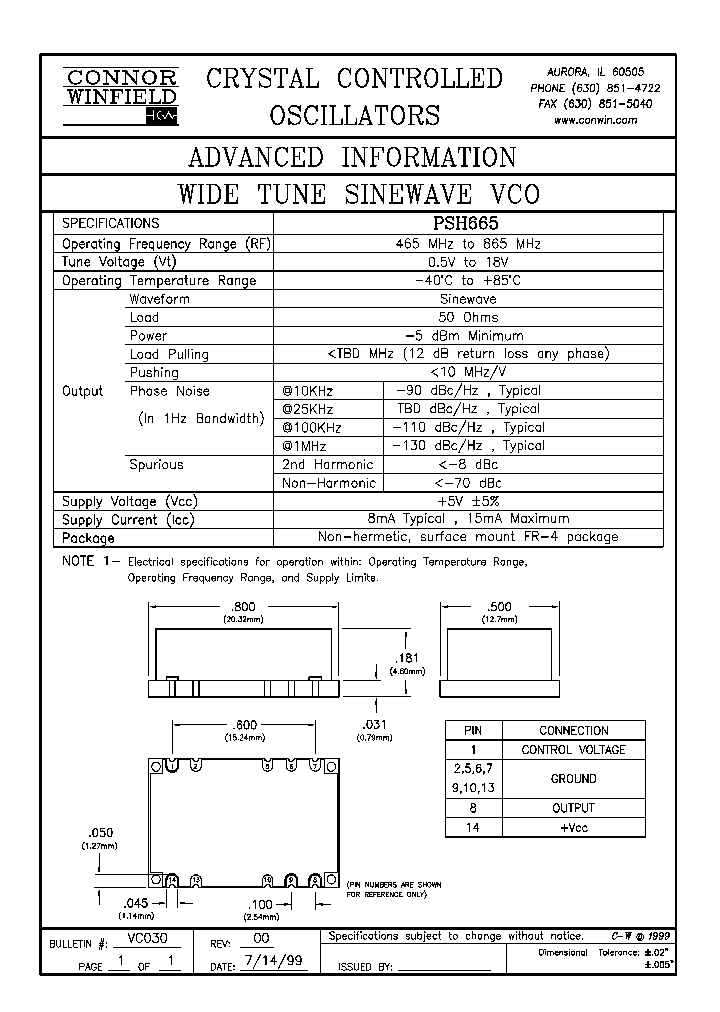 PSH665-FREQ-OUT1_6846065.PDF Datasheet