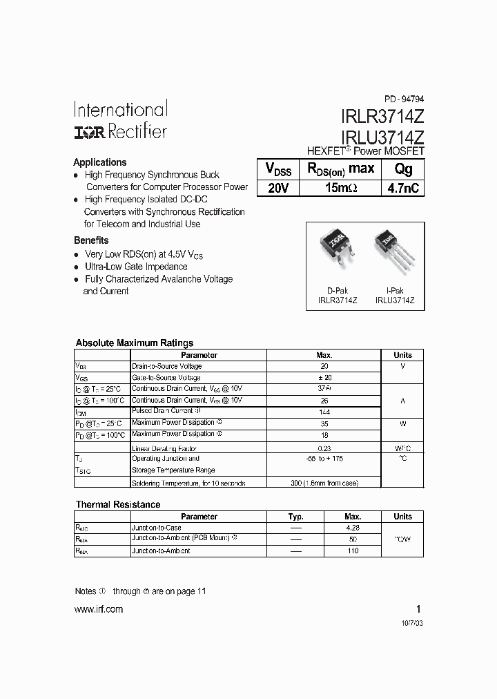 IRLU3714Z_6849883.PDF Datasheet