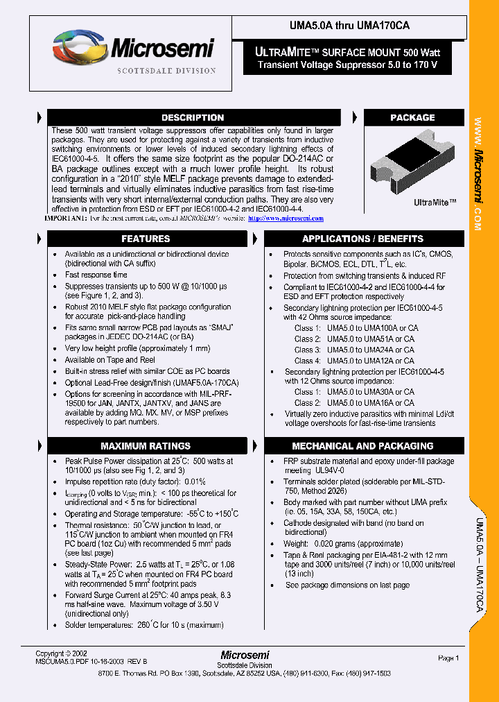 MVUMA10A_6852221.PDF Datasheet