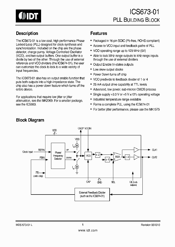 673M-01ILF_6854385.PDF Datasheet