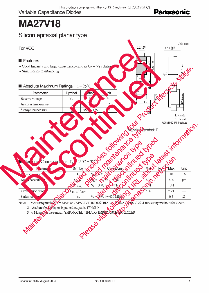 MA27V18_6852354.PDF Datasheet