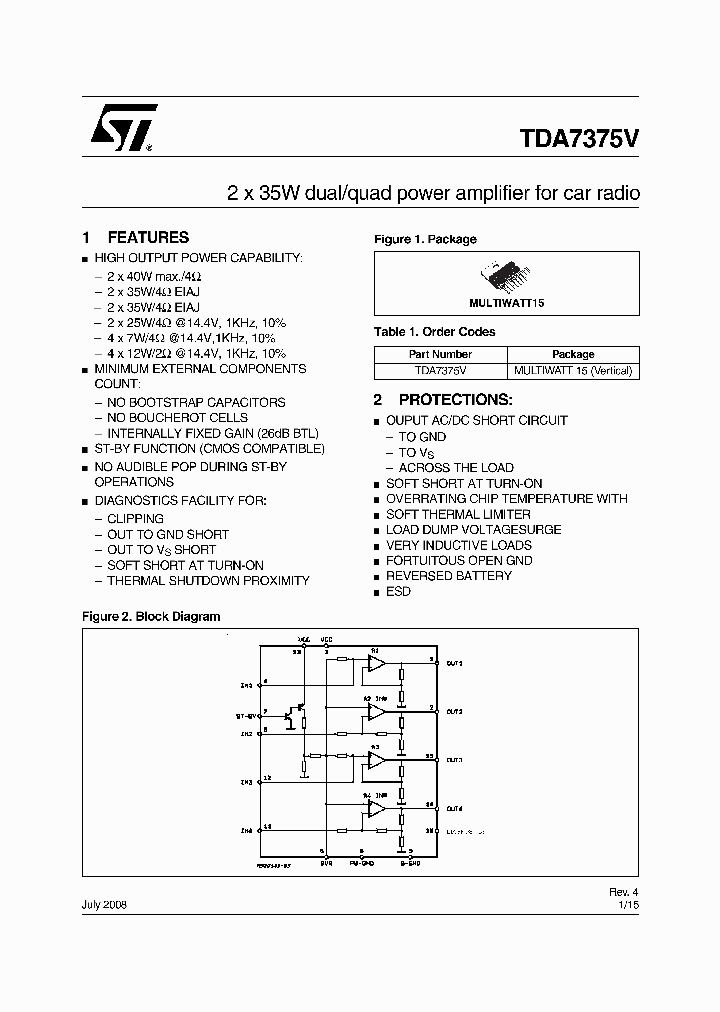 TDA7375V_6847305.PDF Datasheet