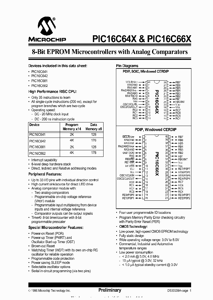 PIC16C662-10EL_6893643.PDF Datasheet