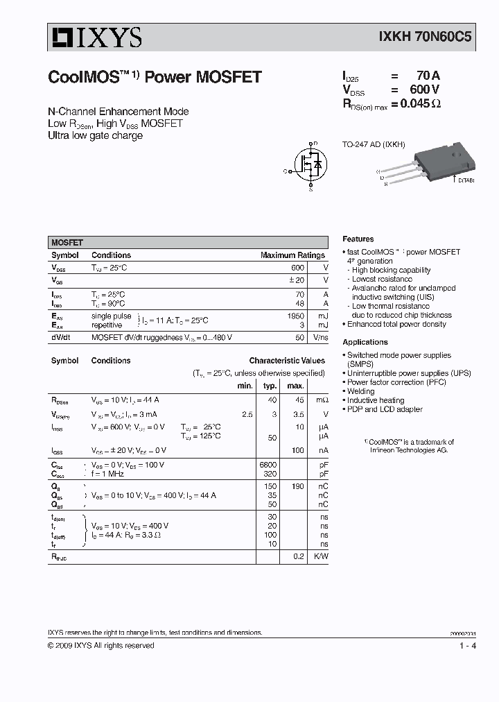 IXKH70N60C5_6958292.PDF Datasheet