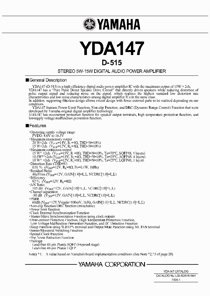 YDA147_6955496.PDF Datasheet