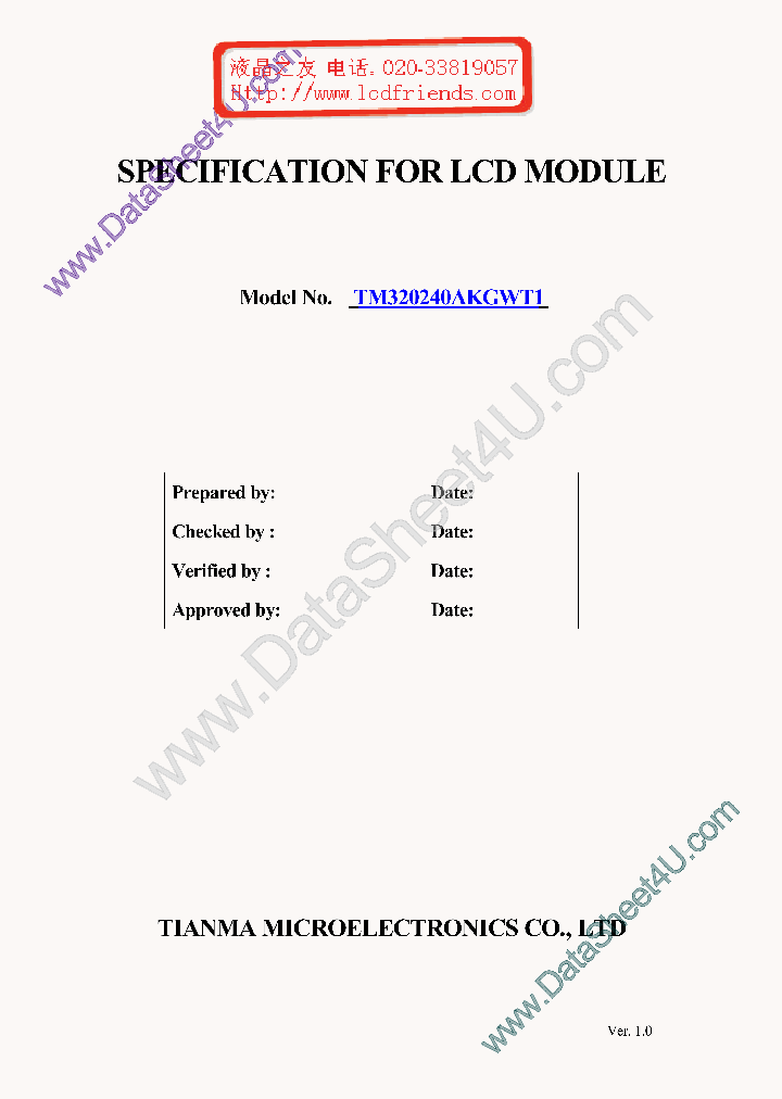 TM320240AKGWT-1_6965417.PDF Datasheet