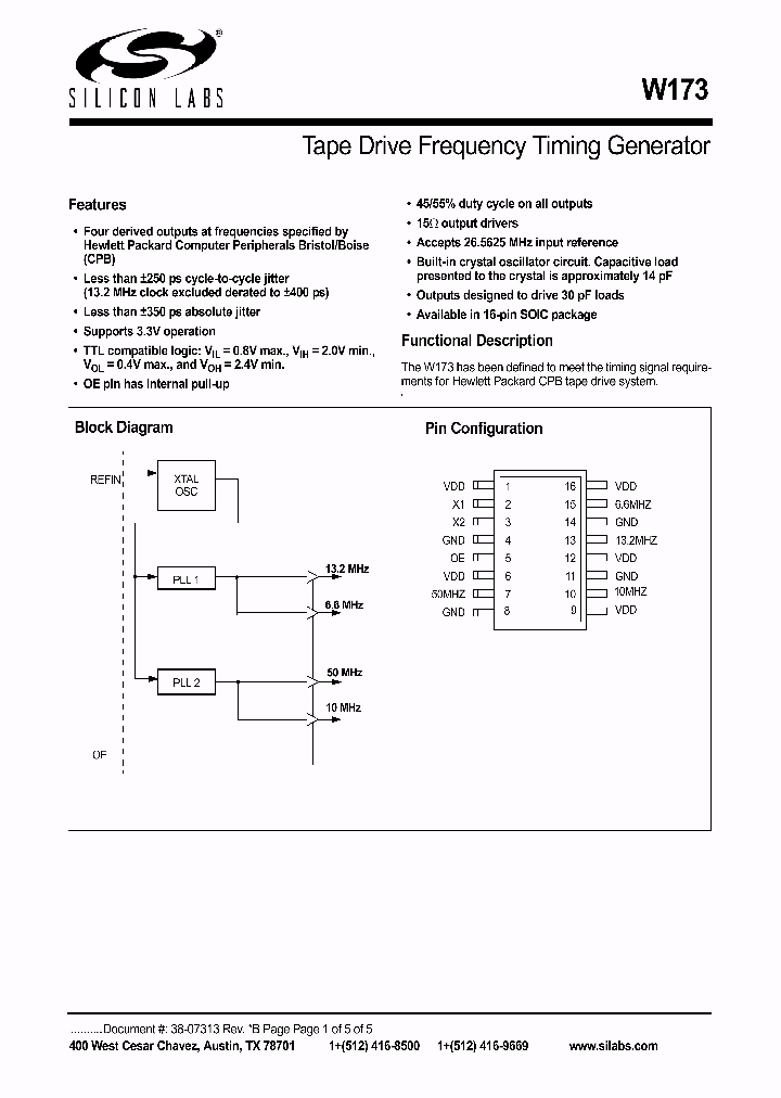 CYW173SXCT_6968663.PDF Datasheet