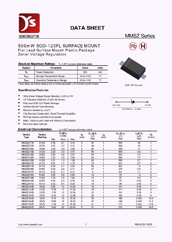 MMSZ3V3B_6978925.PDF Datasheet