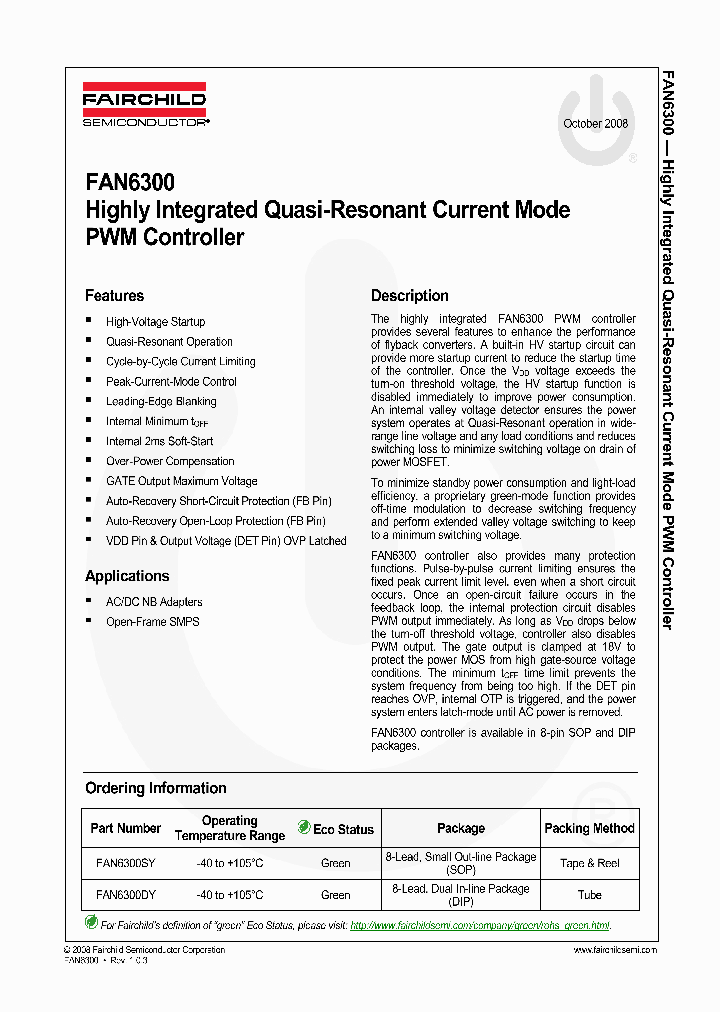 FAN6300SY_6983976.PDF Datasheet