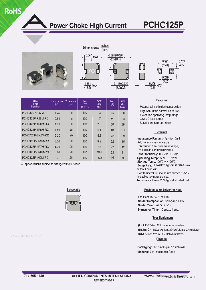 PCHC125P_6985371.PDF Datasheet