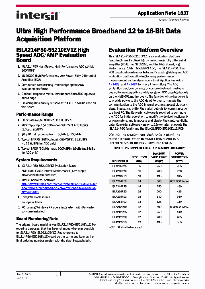 ISLA214P13_6996892.PDF Datasheet