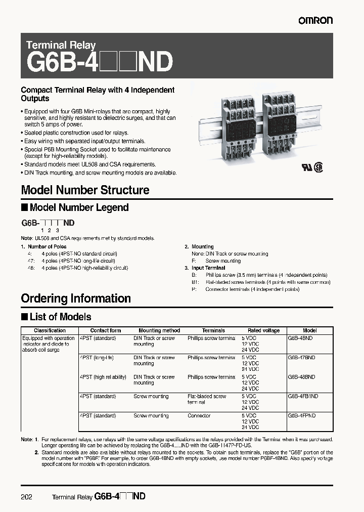 G6B-4FPND_7004328.PDF Datasheet