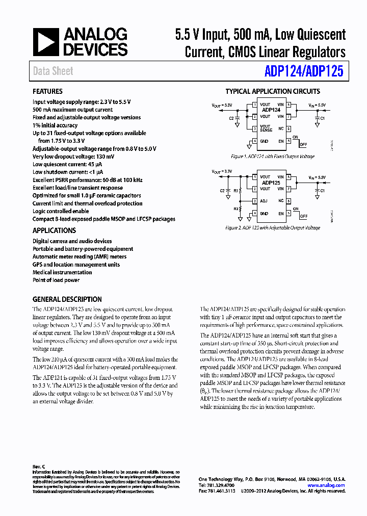 ADP124RHZ-REDYKIT_7010456.PDF Datasheet