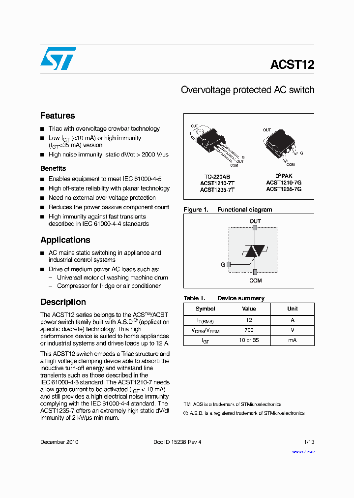 ACST1210-7G_7013027.PDF Datasheet