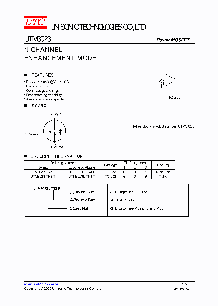 UTM3023-TN3-R_7015561.PDF Datasheet