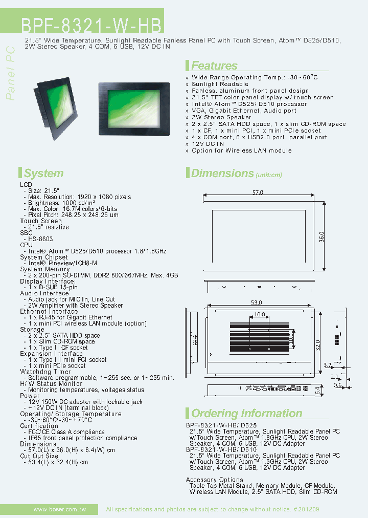 BPF-8321-W-HBD510_7015810.PDF Datasheet
