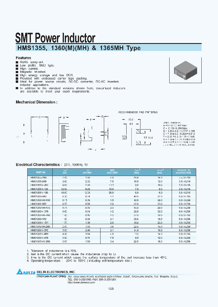 HMS1355M-120_7020459.PDF Datasheet