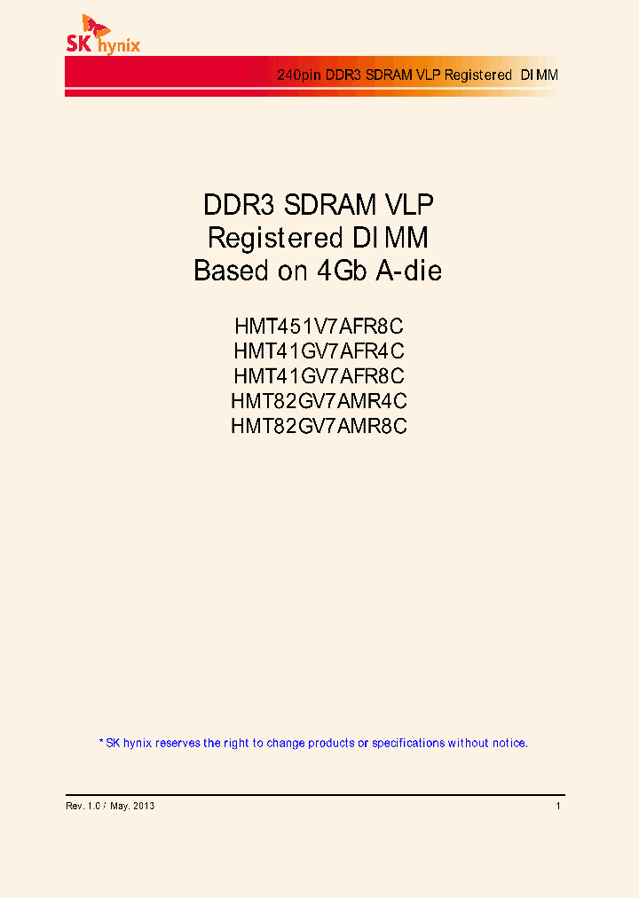 HMT82GV7AMR4C-G7_7029495.PDF Datasheet