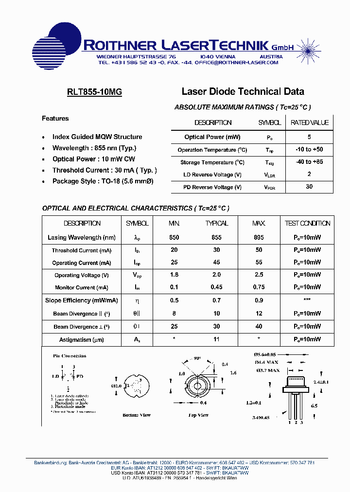 RLT855-10MG_7044218.PDF Datasheet