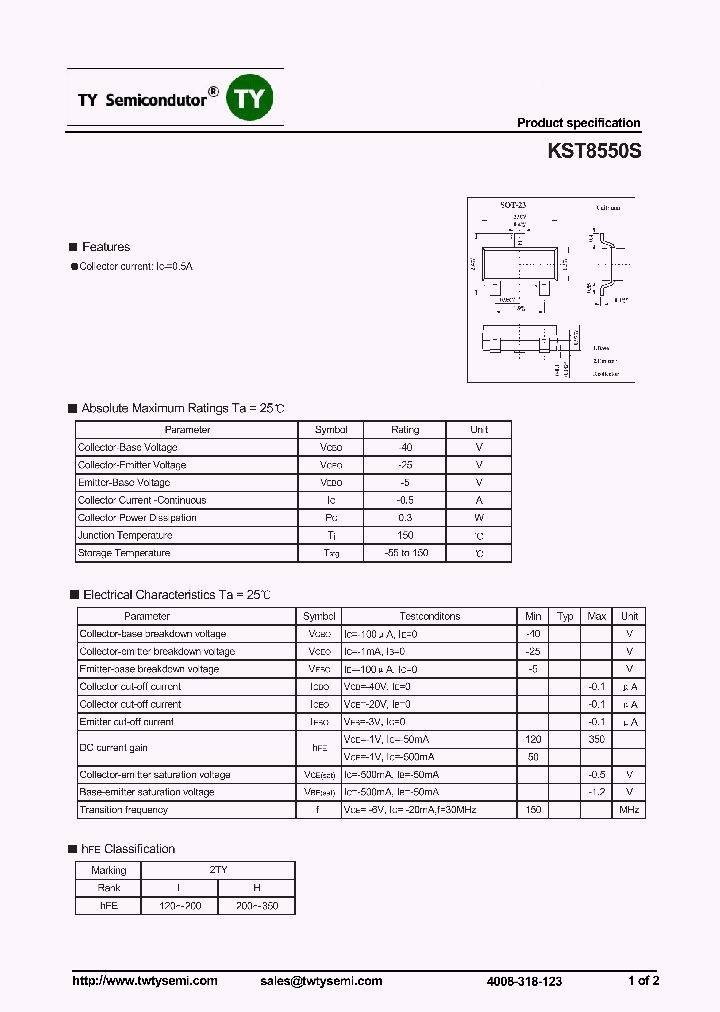 KST8550S_7044220.PDF Datasheet