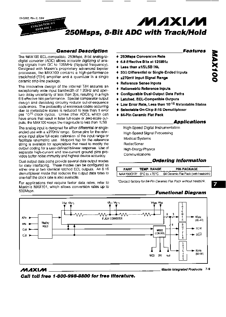 MAX100CFR-T_7040053.PDF Datasheet