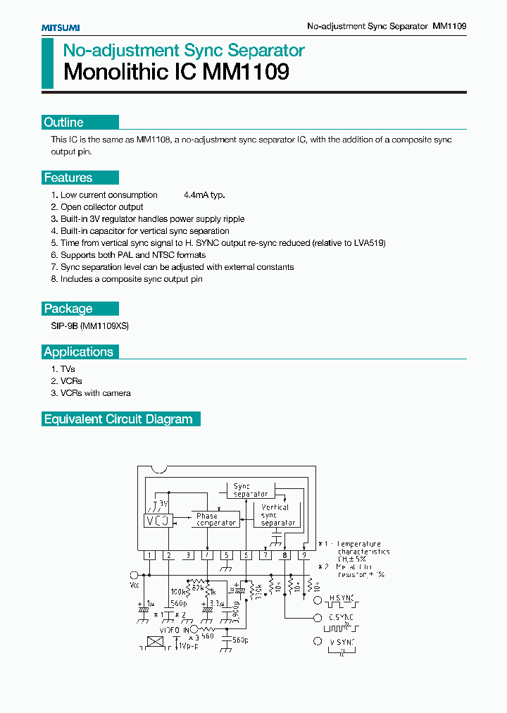 MM1109XS_7047632.PDF Datasheet