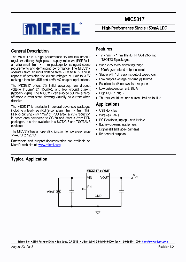 MIC5317-30YMT_7065613.PDF Datasheet
