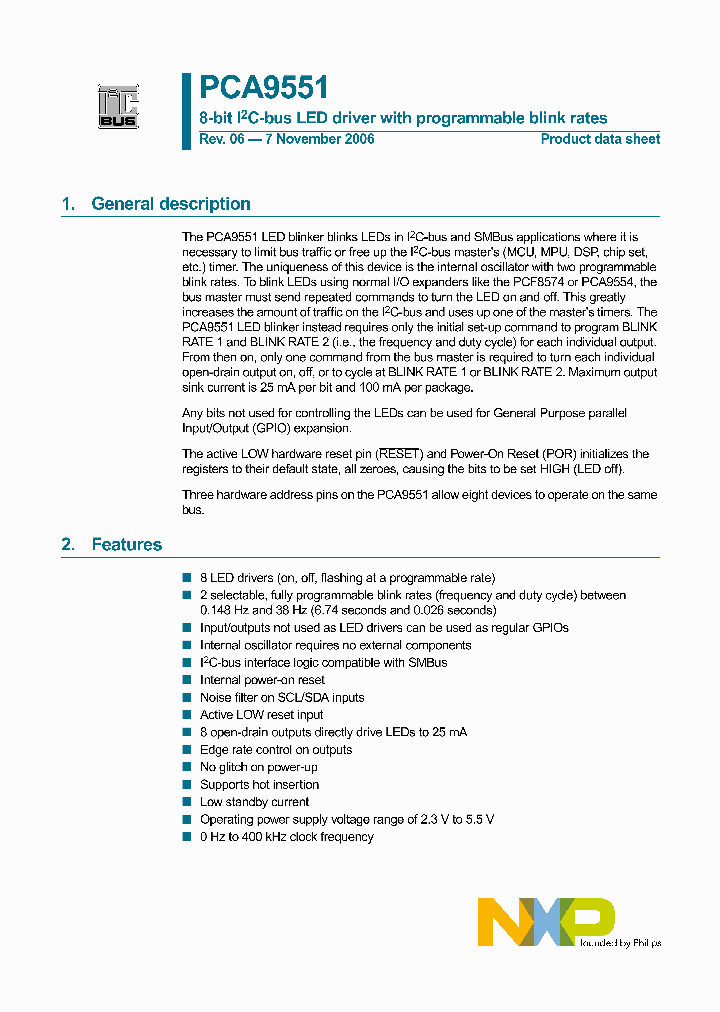 PCA9551BS3_7061985.PDF Datasheet