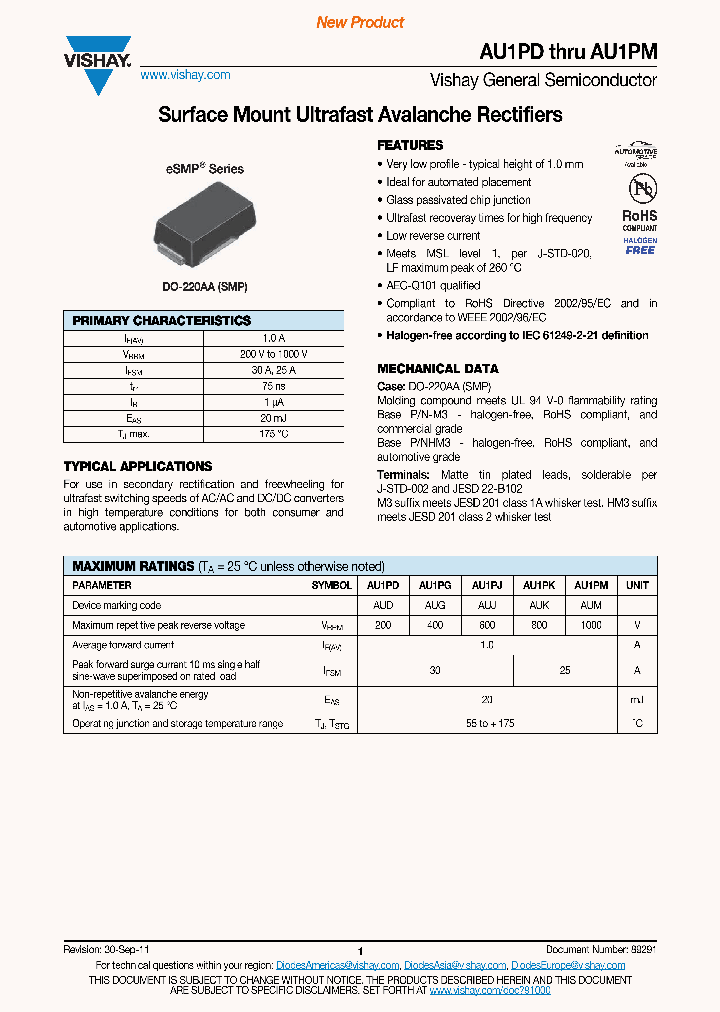 AU1PM-M3-84A_7094144.PDF Datasheet