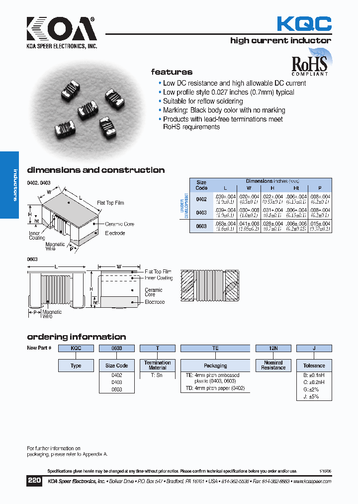 KQC0403TTE18NJ_7082183.PDF Datasheet