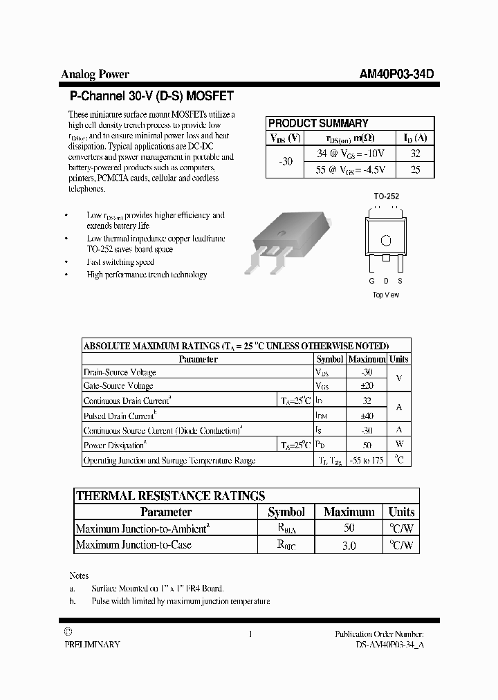 AM40P03-34D_7098003.PDF Datasheet