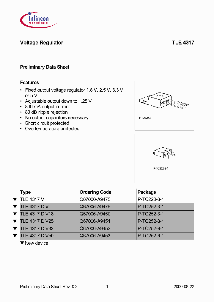 TLE4317DV_7089213.PDF Datasheet