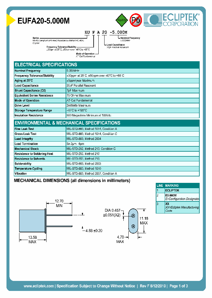 EUFA20-5000M_7079864.PDF Datasheet