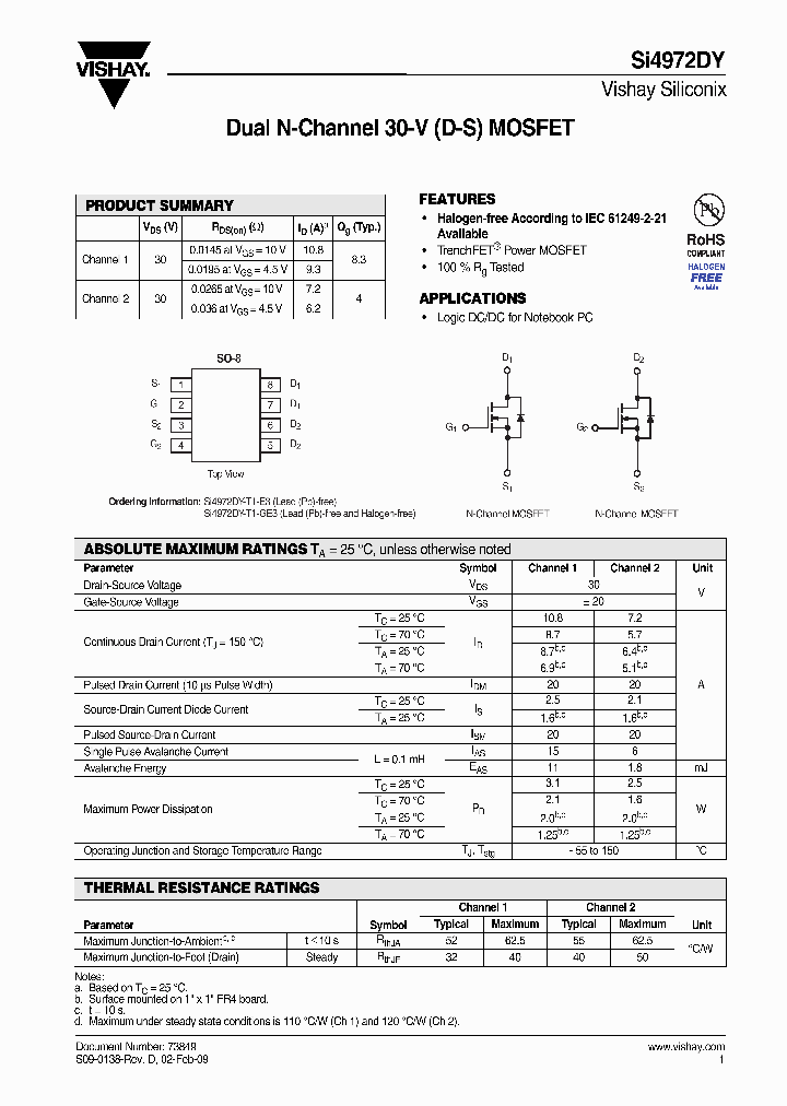 SI4972DY-T1-E3_7105018.PDF Datasheet