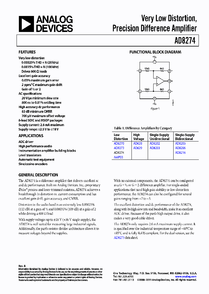 AD8274ARZ-R7_7096036.PDF Datasheet