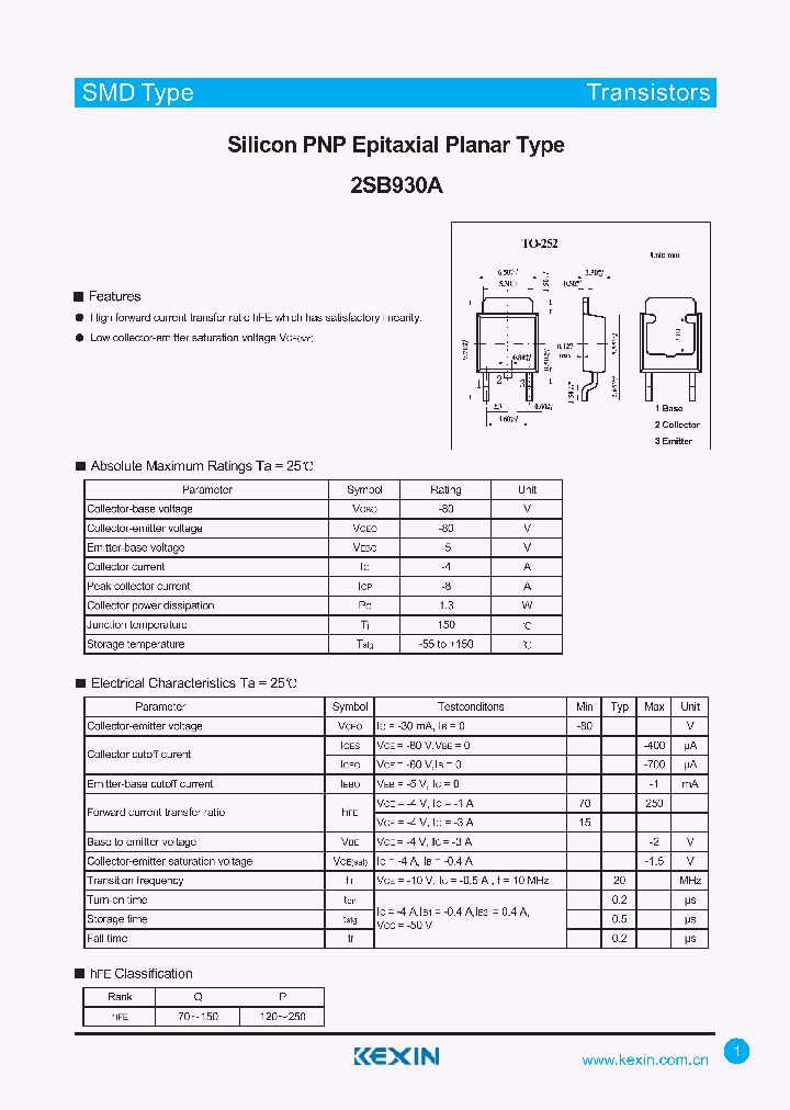 2SB930A_7130648.PDF Datasheet