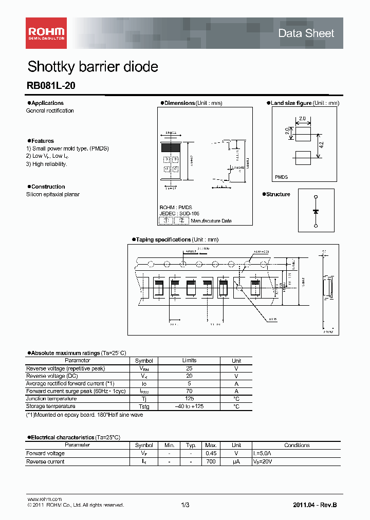 RB081L-20TE25_7134539.PDF Datasheet