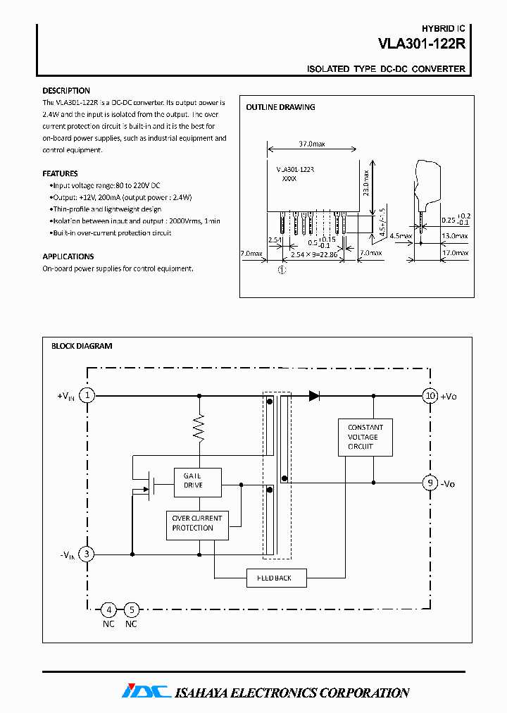 VLA301-122R_7136627.PDF Datasheet