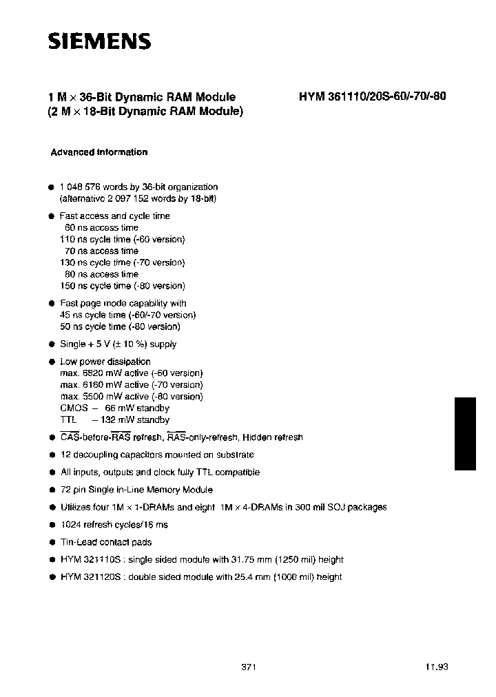 HYM361110S-60_7146525.PDF Datasheet