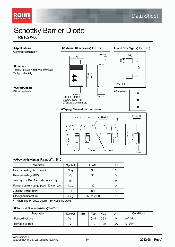 RB162M-30TF_7151623.PDF Datasheet