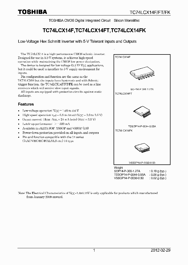 TC74LCX14FT12_7158119.PDF Datasheet