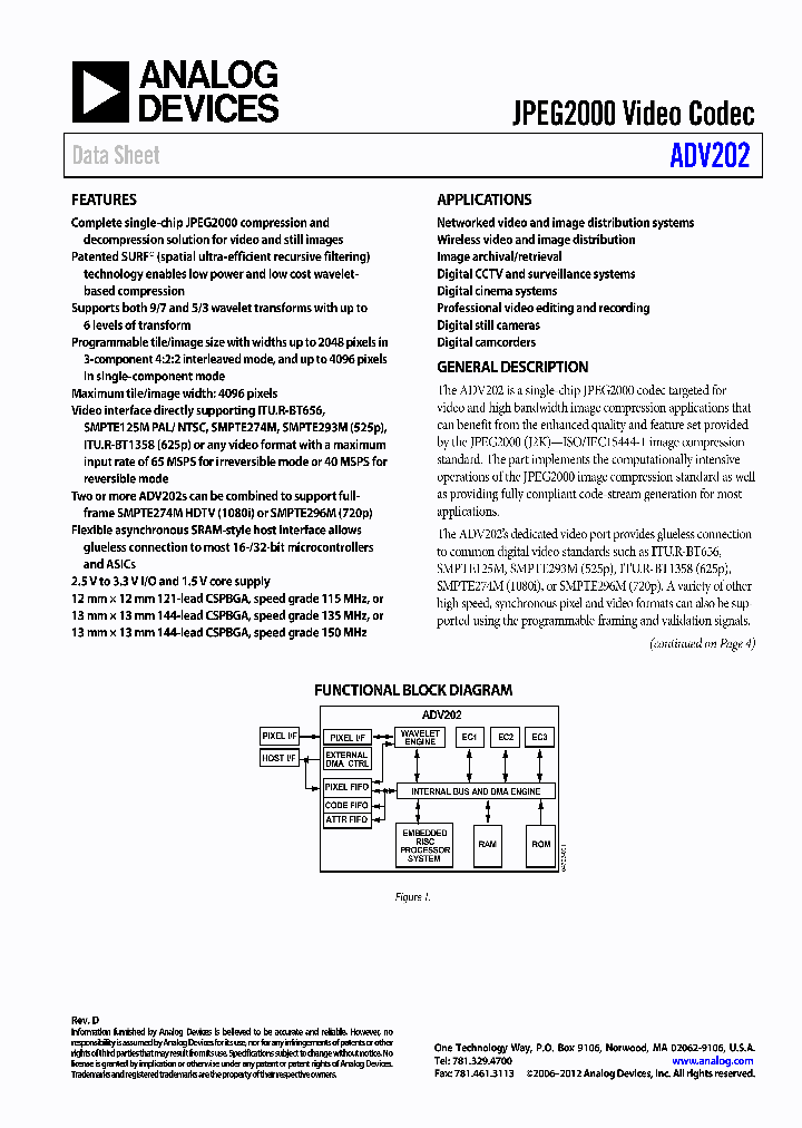 ADV202BBCZ-135_7186595.PDF Datasheet