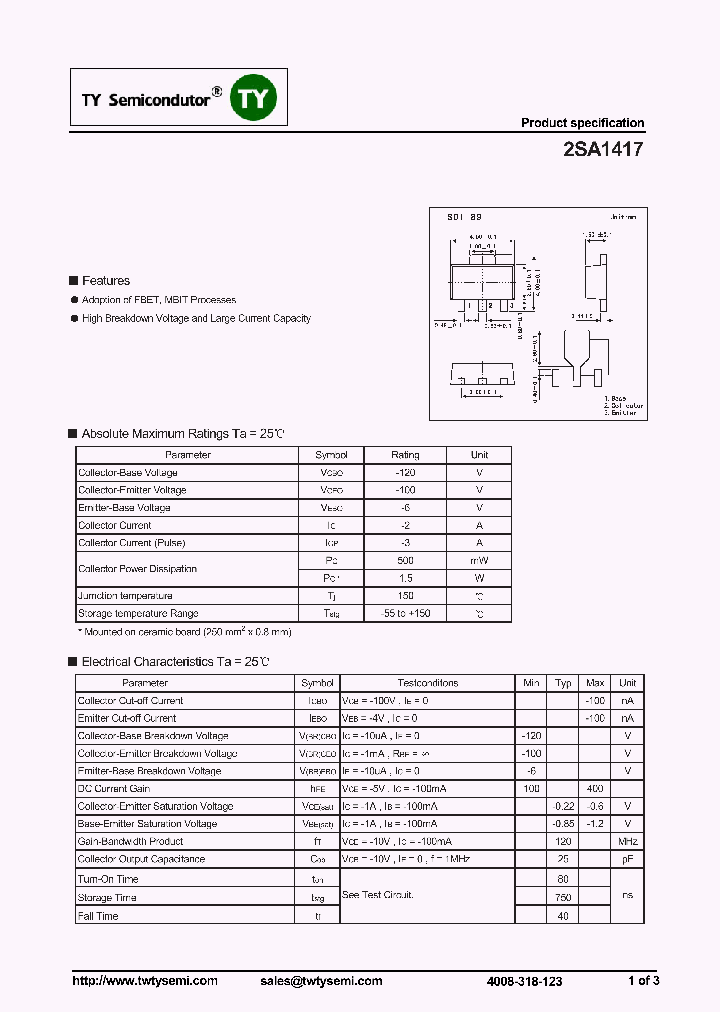 2SA1417_7199131.PDF Datasheet