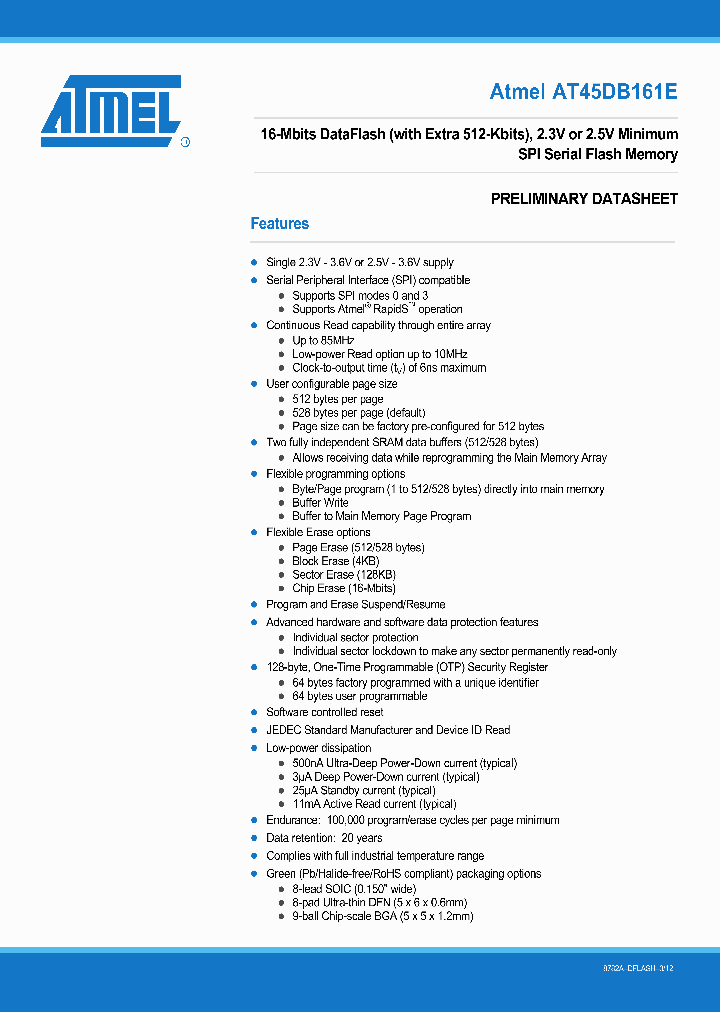 AT45DB161E-SFH-Y_7217362.PDF Datasheet